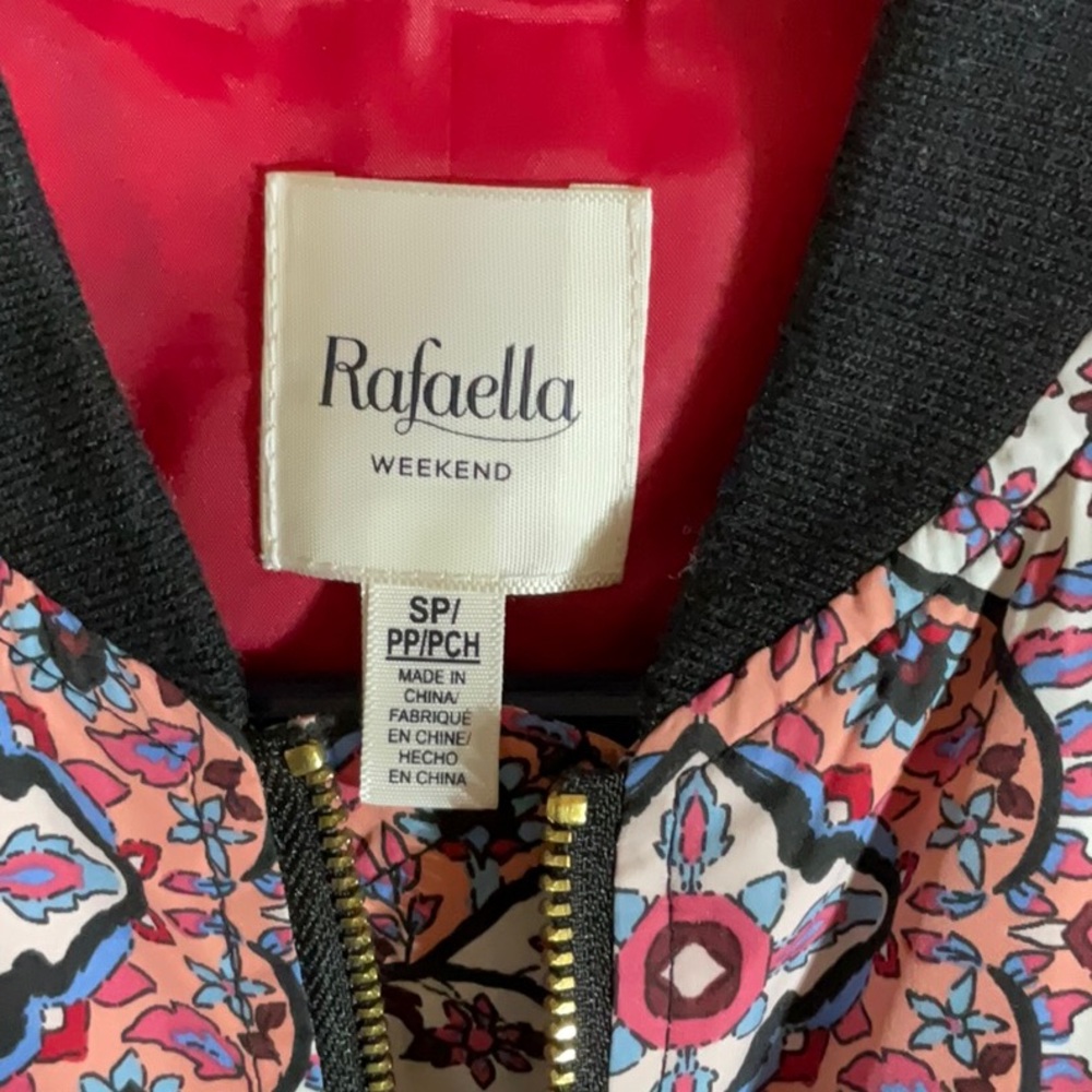 Rafaella Multicolor Patterned Bomber Jacket - image 2